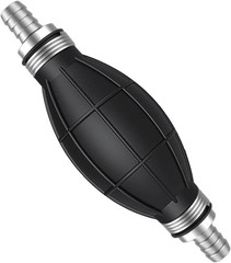 1/4″ 6mm Hand Primer Fuel Pump Bulb, Rubber Transfer Pump for Gas Size: 1/4 in
