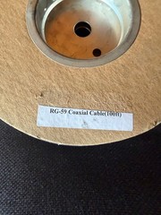 100′ Belden 543945, CCTV RG59 75 Ohm Copper Braid Shield Coax Cable FREE SHIPING