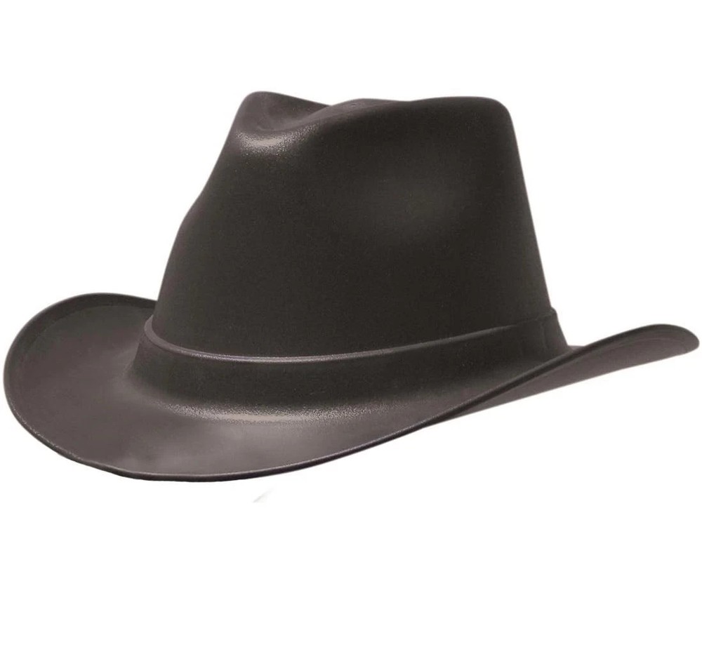 OccuNomix VCB200-06 Vulcan Cowboy Style Hard Hat with Ratchet One Size, Black