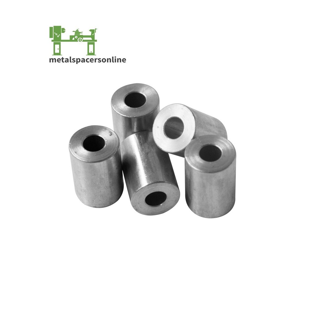 New Mild Steel Spacer Bushing 3/4″ OD x 5/16″ ID–Fits M8 or 5/16″ Bolts