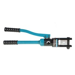 16 Ton Hydraulic Wire Battery Cable Lug Terminal Crimper & Improved 13 Dies