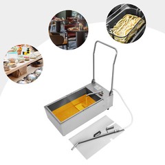 55L Stainless Fryer Oil Filter Cart Machine Commercial Oil Filtration System