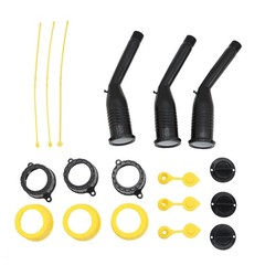 Replacement Gas Can Spout with Nozzles Screw Collar Vent Caps Old Style 3 Kit