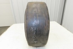 Forklift Tire 16-1/4x7x11-1/4 Smooth Press-on Black Rubber