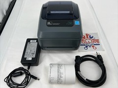 Zebra GX420t 200 DPI Thermal Shipping Label Printer w/ Power Supply (Tested)