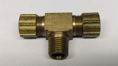(3) Weatherhead Brass 3/8″ Tube by 1/4″ npt Branch Tee Polyline Fitting, 72×6