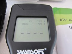 Swansoft Portable ATP Fluorescence Detector, Handheld Surface Cleanliness Tester