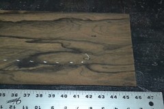 Ziricote Wood Veneer Sheet 7.5 x 45 inches 1/42nd 5944-25