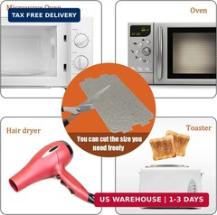 5 Pcs Microwave Oven Parts Waveguide Cover Universal Mica Sheet Microwave Oven R