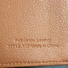 Franklin Covey Planner 7-Ring Orange Leather Classic Magnetic Snap Organizer