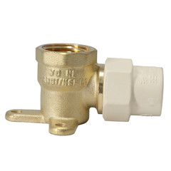 5 Pieces 1/2″ Female NPT x 1/2″ CPVC Drop Ear Elbow, Lead Free Brass