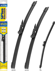 5 PLUS Silicone Wiper Blades for Ford Explorer 2011–2024 (26″/22″/11″) Set of 3