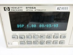 HP 8156A OPTICAL ATTENUATOR 121 FOR PARTS ONLY