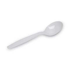 Dixie SH207 Plastic Heavyweight Soup Spoons – White (100/Box) New