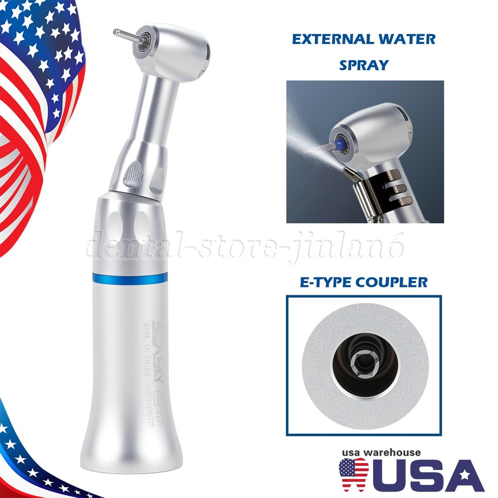 Dental Low Slow Speed Contra Angle Handpiece Fit FG 1.6mm Burs E-type