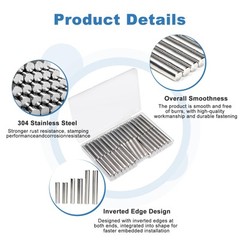 50Pcs M5 x 30mm Dowel Pin 304 Stainless Steel Cylindrical Dowel Pins Shelves …