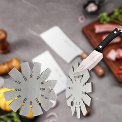 Stainless Steel Bevel Gauge – 15°-120° Knife & Axe Angle Finder | Precision
