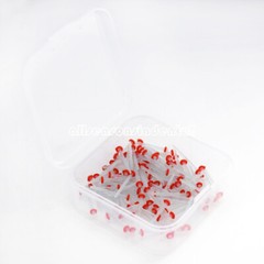 100 Pcs Dental Endo Quartz Fiber Post Straight/Screw Restorative Posts 1.0-1.8mm
