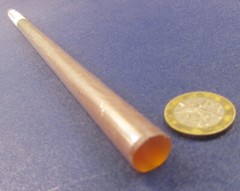 Ultem PEI Rod 1000-1000 Natural .500″ (1/2″) Diameter Rod x 1 Ft Long