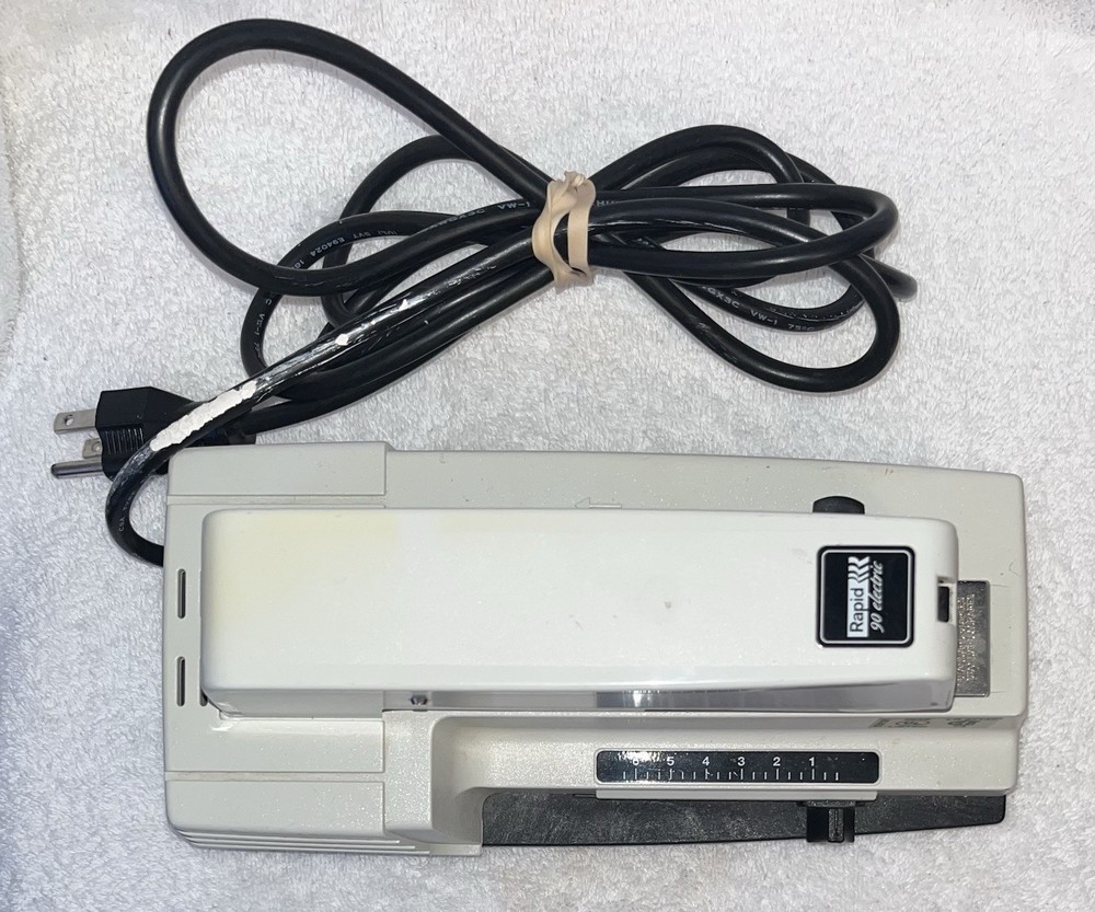 Isaberg Rapid 90 EC Electric Stapler AB Sweden Heavy Duty Tested Works Great