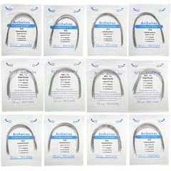 Dental Orthodontic Super Elastic Niti Round Arch Wire Ovoid/Nature Form/Square