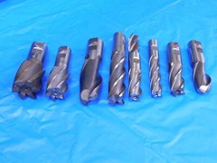 8PC WELDON & OTHERS HSS SQUARE BALL NOSE CORNER RADIUS END MILLS 1″ – 1 3/4 1.0