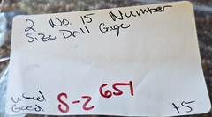 2 General No 15 Number Size Twist Drill Bit Fraction Gage Plate Machine Screw