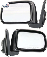 Driver & Passenger Side Power Mirrors for Honda CR-V 1997-2001 Paintable