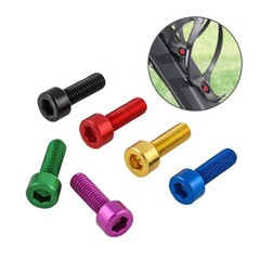 M3 M4 M5 M6 Aluminum Alloy Socket Cap Screws Allen Key Bolts 7075 Anodized Black