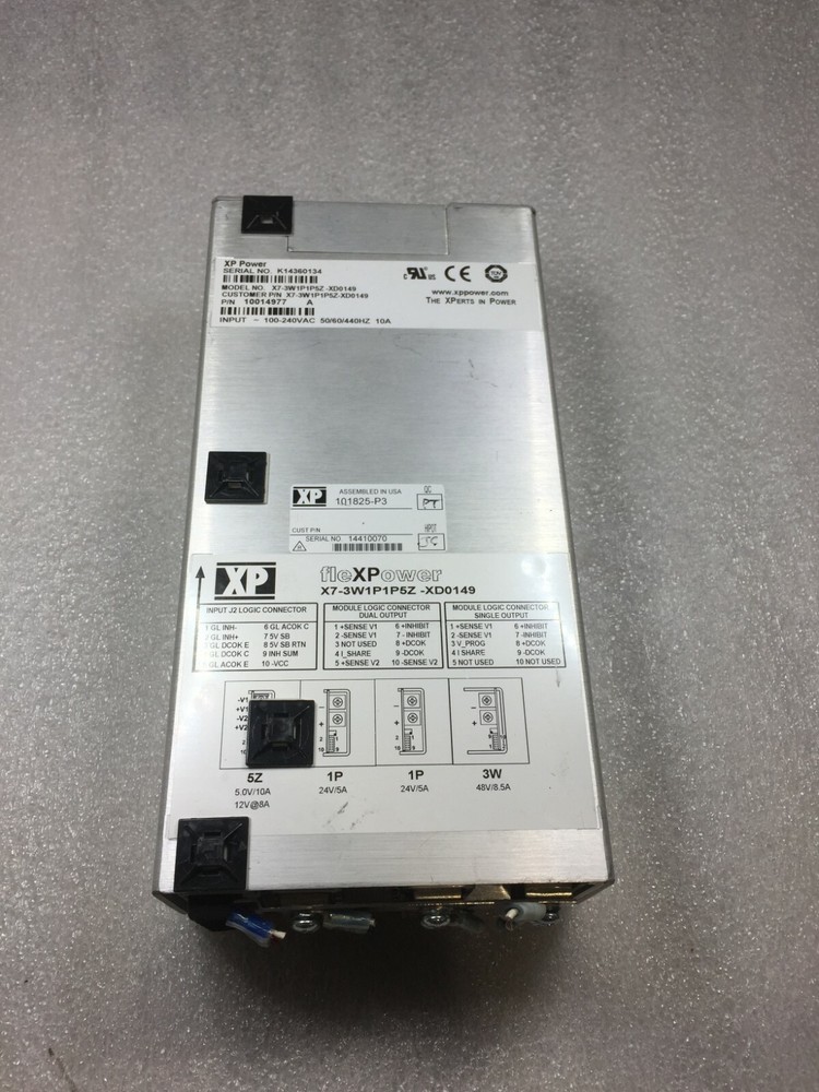XP Power FLEXPOWER X7-3W1P1P5Z-XD0149 PSU 5V/10A 12V/8A 24V/5A 48V/8.5A FREE S/H