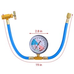 BPV31 Bullet Piercing Tap Valve Kits w/ Pressure Gauge Refrigerator Fluoridation