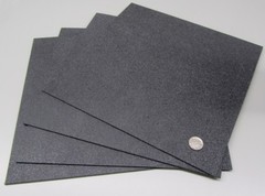 ABS Sheet Haircell Textured, 1 Side, Black, .094″ (3/32″) x 12″ x 12″, 8 Units