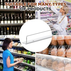 Quality Clear Front Shelf Fences with 60 Screws – Easy Installation for Retail^