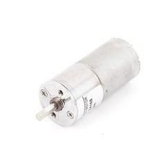 DC 12V 60RPM 4mm Dia Shaft High Torque Low Speed Cylindrical Gear Box Motor