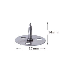 100/50Pc Tire Puncture Spikes Heavy Portable Duty Carbon Steel Round Road Spikes
