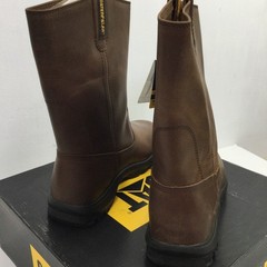 CAT Caterpillar P51034 Drawbar Pull-On Soft Toe Summer Brown Work Boots Shoes