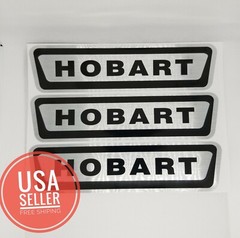 Hobart Label,X-Large Label,High Quality Metallic,Brand New, Free Shipping,3 pack