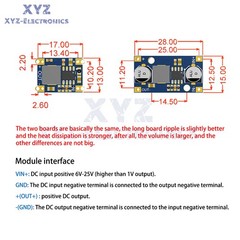 DC-DC 6V-30V to 5V/9V/12V Step-down Power Supply Module Mini Buck Module 3A