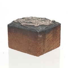St Louis Type Foundry Vintage Monogram Letterpress Printing Block Printers Plate