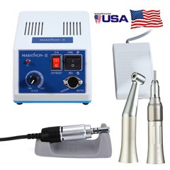 Lab electric Micromotor Handpiece Polishing 35K RPM Marathon 10*Burs YX Dental