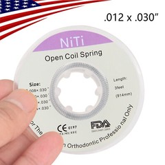 Dental Orthodontic Niti Open Coil Spring Spool .012*.030 ” Inch 914mm/ 3 feet