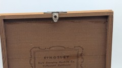 KINGSLEY HOT FOIL Stamping Print type letters Font NEWPORT MONOGRAM