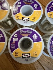 7 HARRIS STRELING 16OZ 3MM LEAD FREE SOLID SOLDERING WIRE 331755