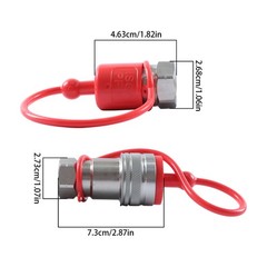 2 Sets 1/2″ Ag Hydraulic Quick Connect Couplers Couplings Ball Pioneer Style