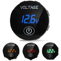 12V-24V Car Marine Motorcycle LED Digital Voltmeter Voltage Meter Battery Gauge