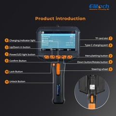 Elitech ELS-240 Two-Way 210° Inspection Borescope 6.2mm Endoscope Camera 3.3ft