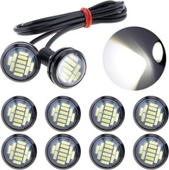 Eagle Eye LED Lights, 10Pcs 23mm Eagle Eye High Power 4014 12SMD 12V Car Fog DRL