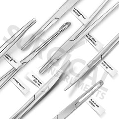 T/C 104 Pcs Basic Laparotomy Set Surgical Surgery Medical Abdominal German Grade