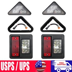 Front & Rear LED Light Kit For Bobcat Skid Steer Loader 751 753 A220 A300 T300
