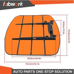 Labwork 2″ x 2″ or 2″ x 3″ Tractor and Mowers Umbrella Canopy For ROPS 52″ X 52″